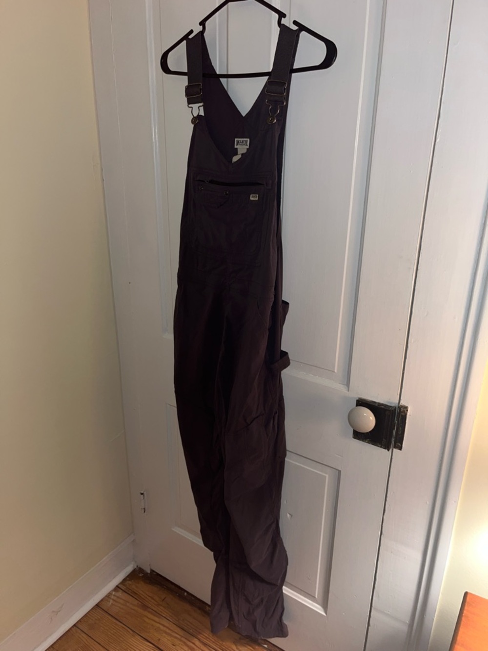 Duluth Trading Co grey grayWomen's Overalls Jumpsuit medium regular